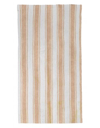 Modern Vintage Striped Small Kilim - 2`9″ x 5`1″