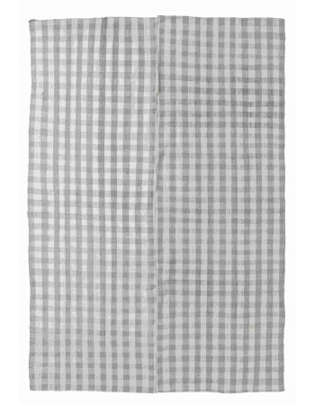 Vintage Modern Turkish Kilim Rug - 6`1″ x 8`8″