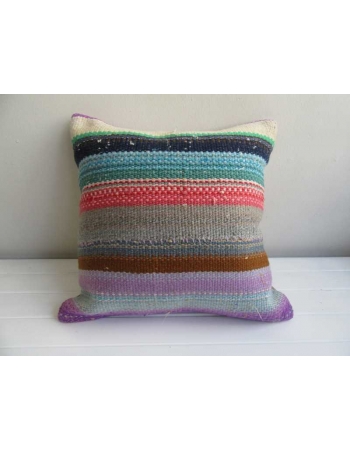 Handmade vintage kilim pillow cover