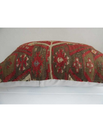 Vintage decorative Turkish kilim pillow