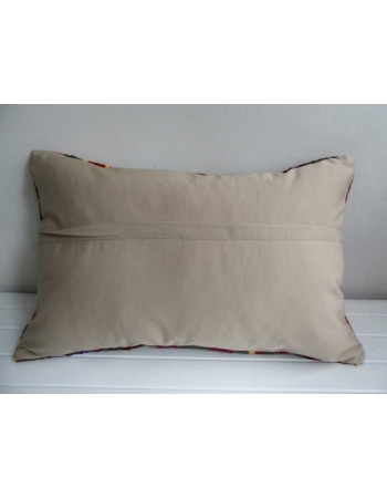 Vintage colorful kilim pillow cover