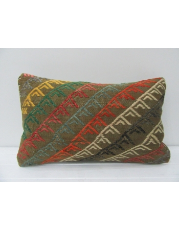 Vintage Embroidered Kilim Pillow