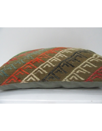 Vintage Embroidered Kilim Pillow