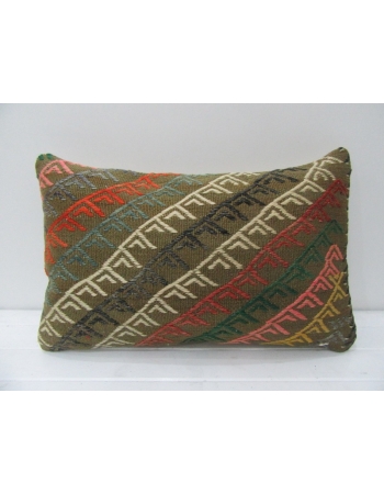 Embroidered Vintage Kilim Cushion Cover