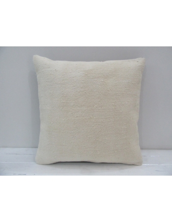 Vintage White Handmade Kilim Pillow