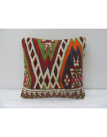 Embroidered Vintage Kilim Pillow