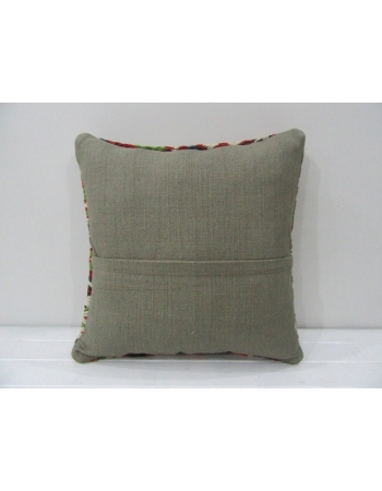 Embroidered Vintage Kilim Pillow