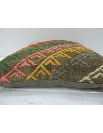 Embroidered Vintage Kilim Cushion Cover