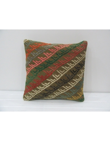 Handmade Embroidered Turkish Kilim Pillow