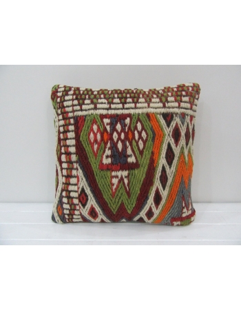 Embroidered Turkish Kilim Pillow