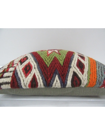 Embroidered Turkish Kilim Pillow