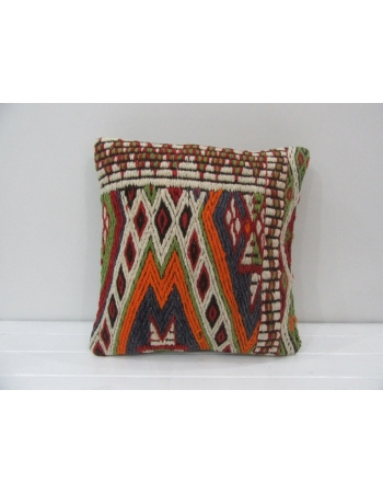 Handmade Embroidered Turkish Kilim Pillow