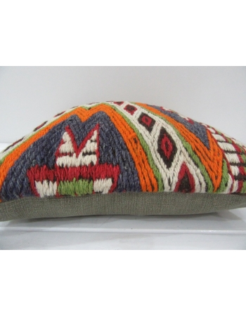 Handmade Embroidered Turkish Kilim Pillow