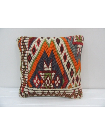 Vintage Embroidered Kilim Pillow