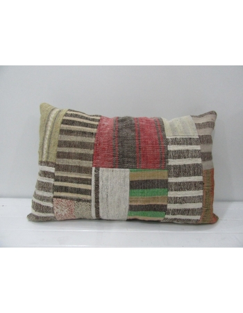 Handmade Vintage Patchwork Kilim Pillow