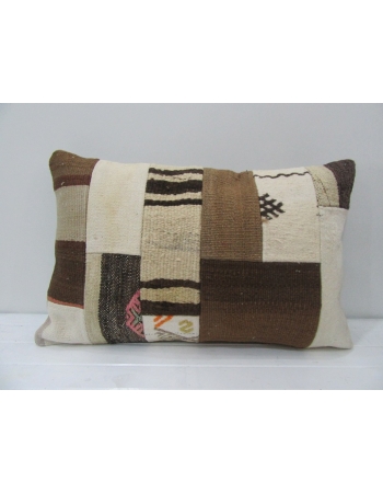 Vintage Ivory / Brown Kilim Pillow