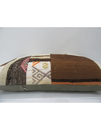 Vintage Ivory / Brown Kilim Pillow