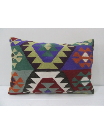 Vintage Colorful Turkish Kilim Pillow