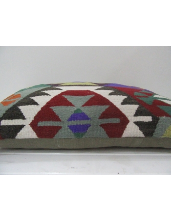 Vintage Colorful Turkish Kilim Pillow