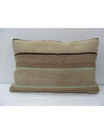 Light Brown Vintage Natural Kilim Pillow