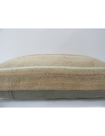 Light Brown Vintage Natural Kilim Pillow