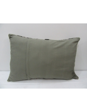 Gray & Black Vintage Kilim Pillow