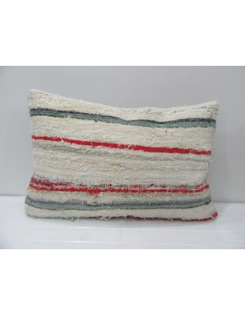 Vintage Red Striped Kilim Pillow