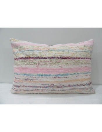 Vintage Pink Striped Unique Pillow