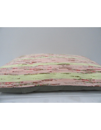 Pink & Green Vintage Kilim Pillow