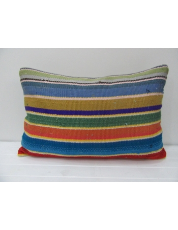Colorful Striped Kilim Pillow