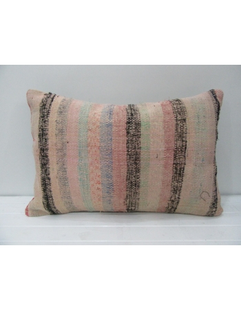 Striped Vintage Unique Kilim Pillow