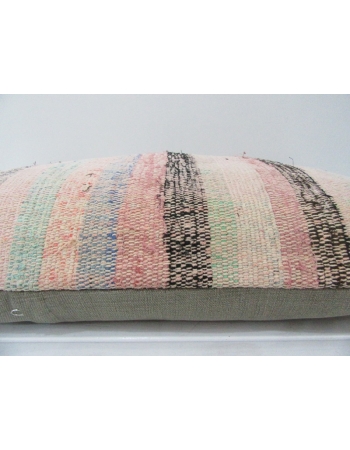 Striped Vintage Unique Kilim Pillow