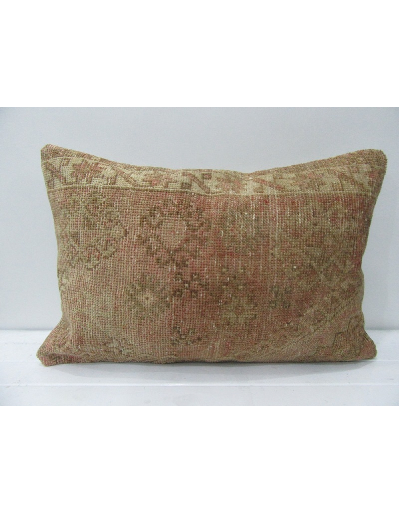 Rust Beige Vintage Decorative Pillow