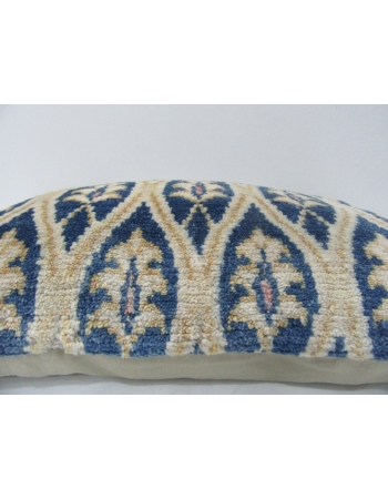 Navy Blue & Tan Antique Handmade Pillow