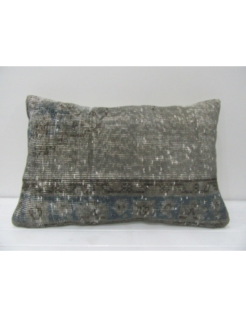 Gray Overdyed Vintage Pillow