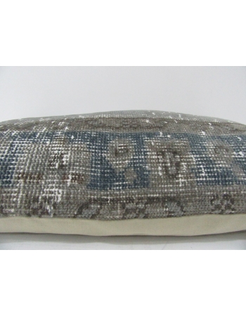 Gray Overdyed Vintage Pillow
