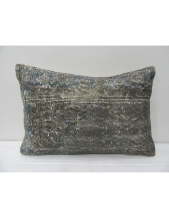 Gray Re-Dyed Vintage Handmade Pillow