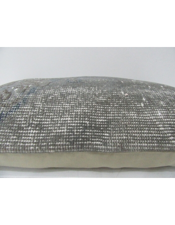 Gray Re-Dyed Vintage Handmade Pillow