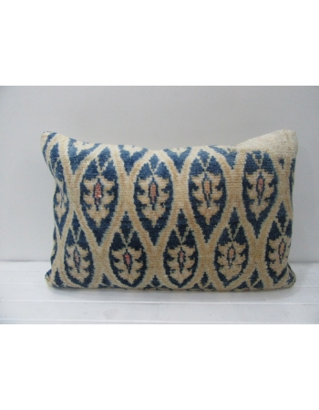 Antique Unique Beige & Blue Handmade Pillow