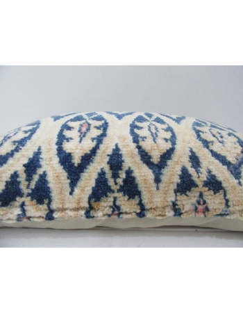 Antique Unique Beige & Blue Handmade Pillow