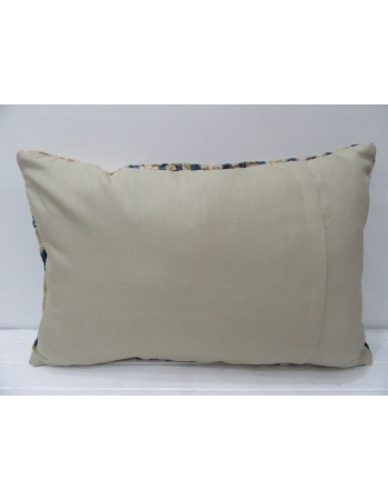 Antique Unique Beige & Blue Handmade Pillow