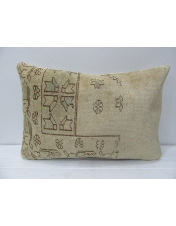 Vintage Abstract Beige & Brown Pillow