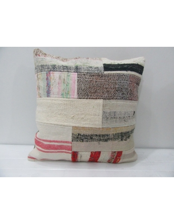 Handmade Vintage Kilim Patchwork Pillow