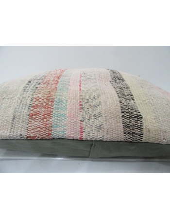 Striped Vintage Turkish Kilim Pillow