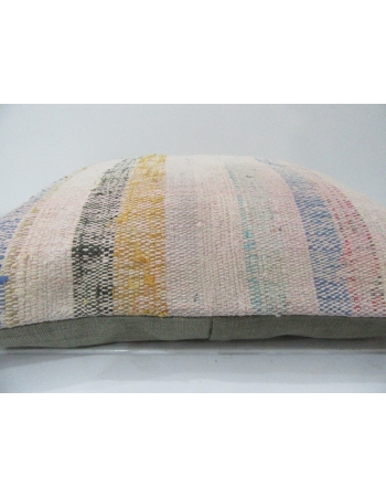 Vintage Striped Unique Kilim Pillow