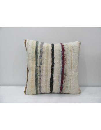 Vintage Striped Throw Pillow