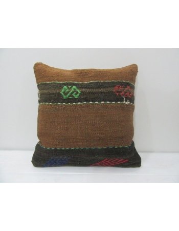 Vintage Brown Kilim Cushion Cover