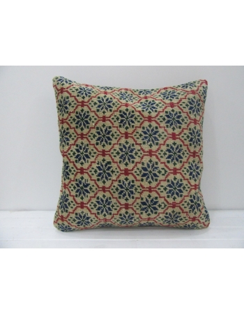 Rust & Beige Vintage Handmade Pillow