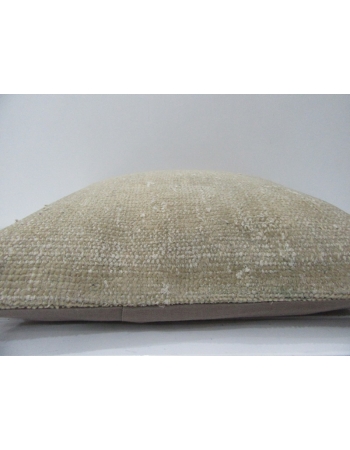 Vintage Handmade Beige Pillow Cover