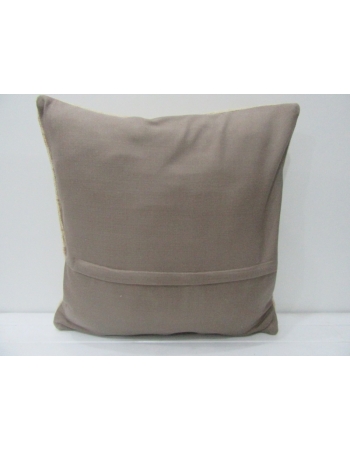 Floral Vintage Beige & Tan Handmade Pillow